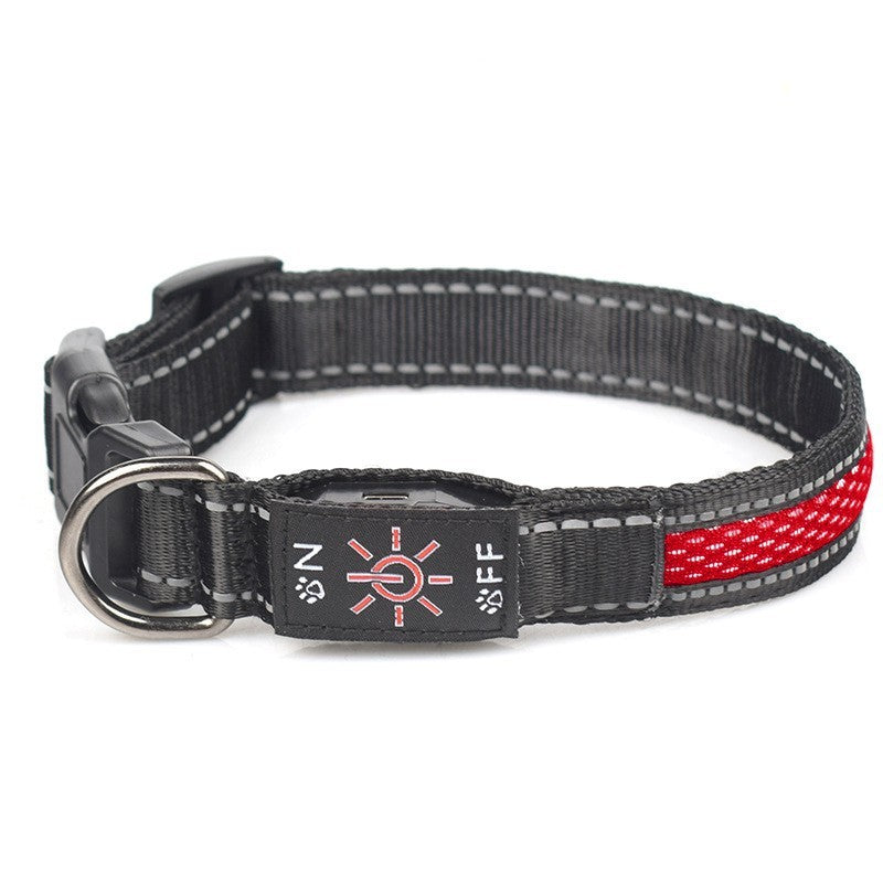 LED Nylon Mesh Pet Collar