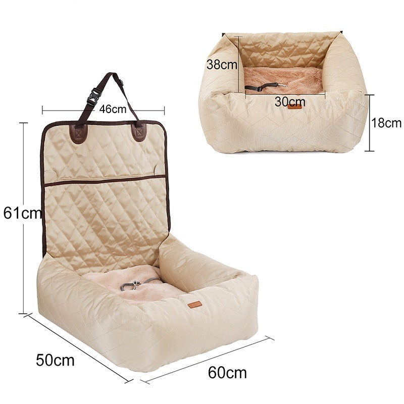 Dog Carrier Folding Car Seat Pad