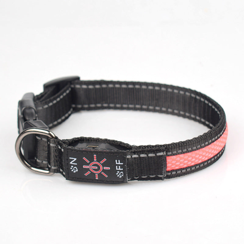 LED Nylon Mesh Pet Collar