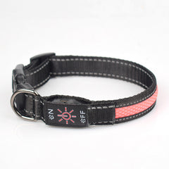 LED Nylon Mesh Pet Collar