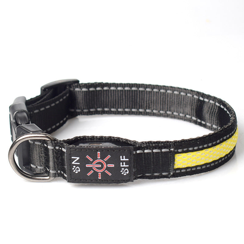 LED Nylon Mesh Pet Collar