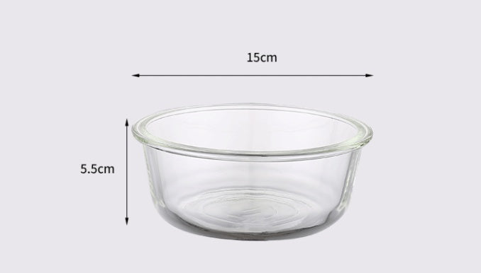 Glass Material Cat Glass Bowl Cat Bowl