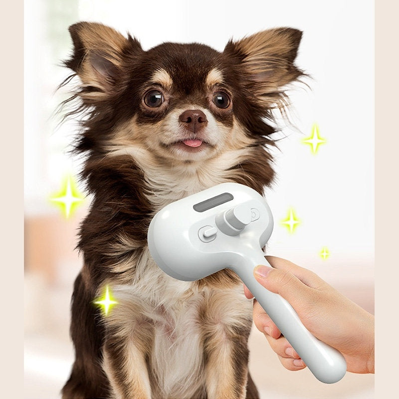 Pet Comb with Built-in Mist Humidifier