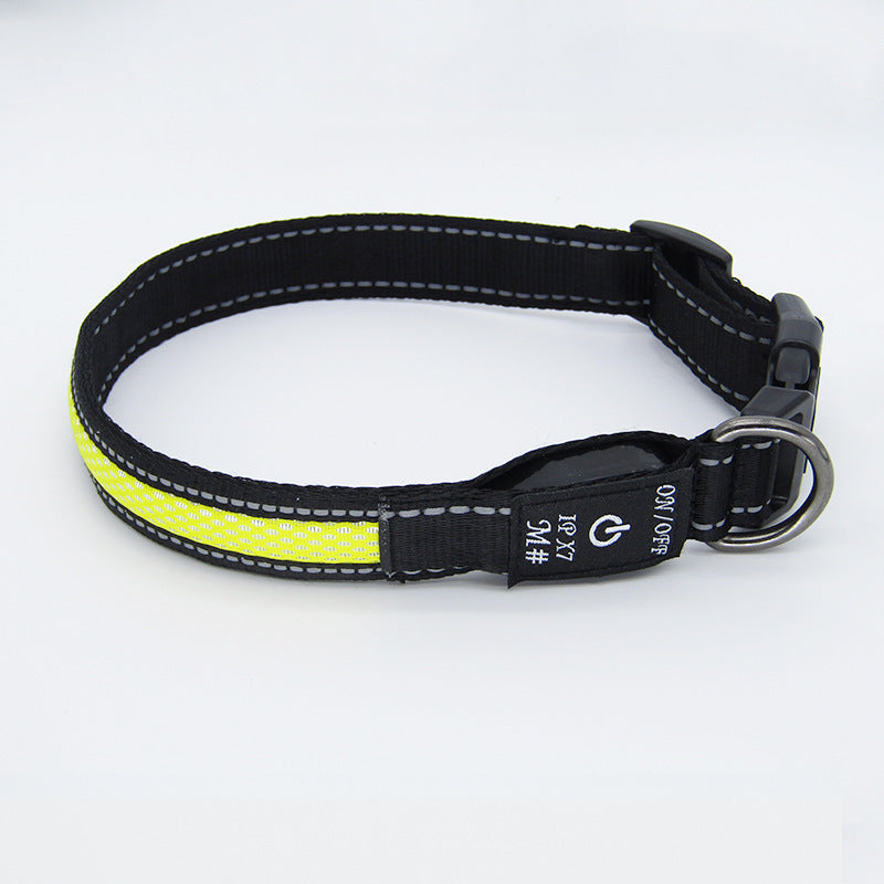 LED Nylon Mesh Pet Collar