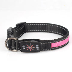 LED Nylon Mesh Pet Collar