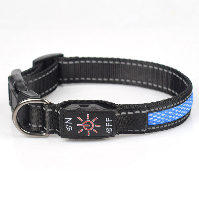 LED Nylon Mesh Pet Collar