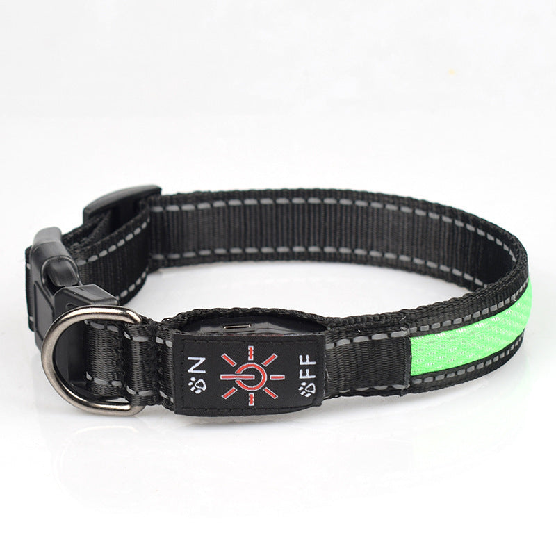 LED Nylon Mesh Pet Collar